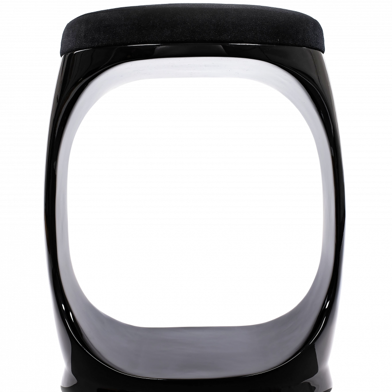 tabouret stoll noir black softicated