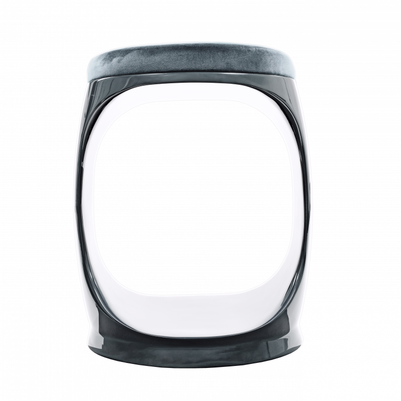 tabouret stoll grey softicated