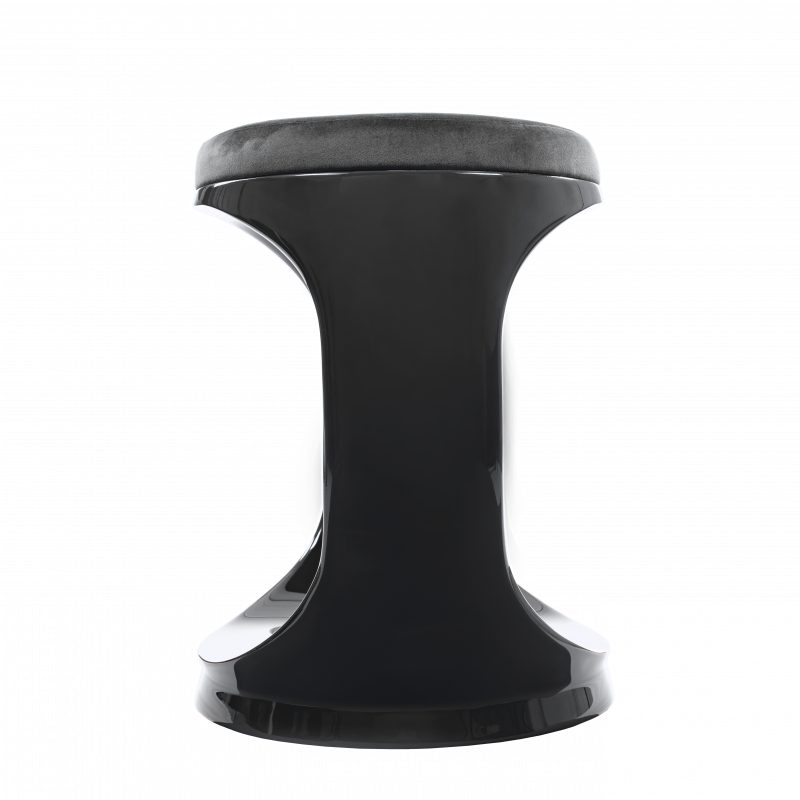 tabouret stoll grey softicated