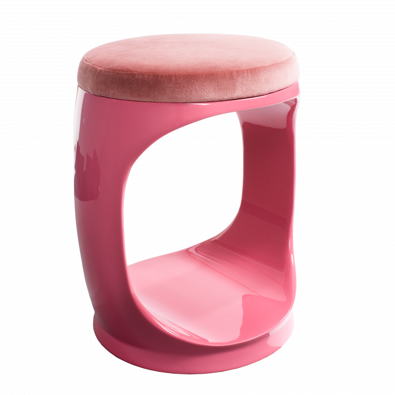 tabouret stoll pink softicated